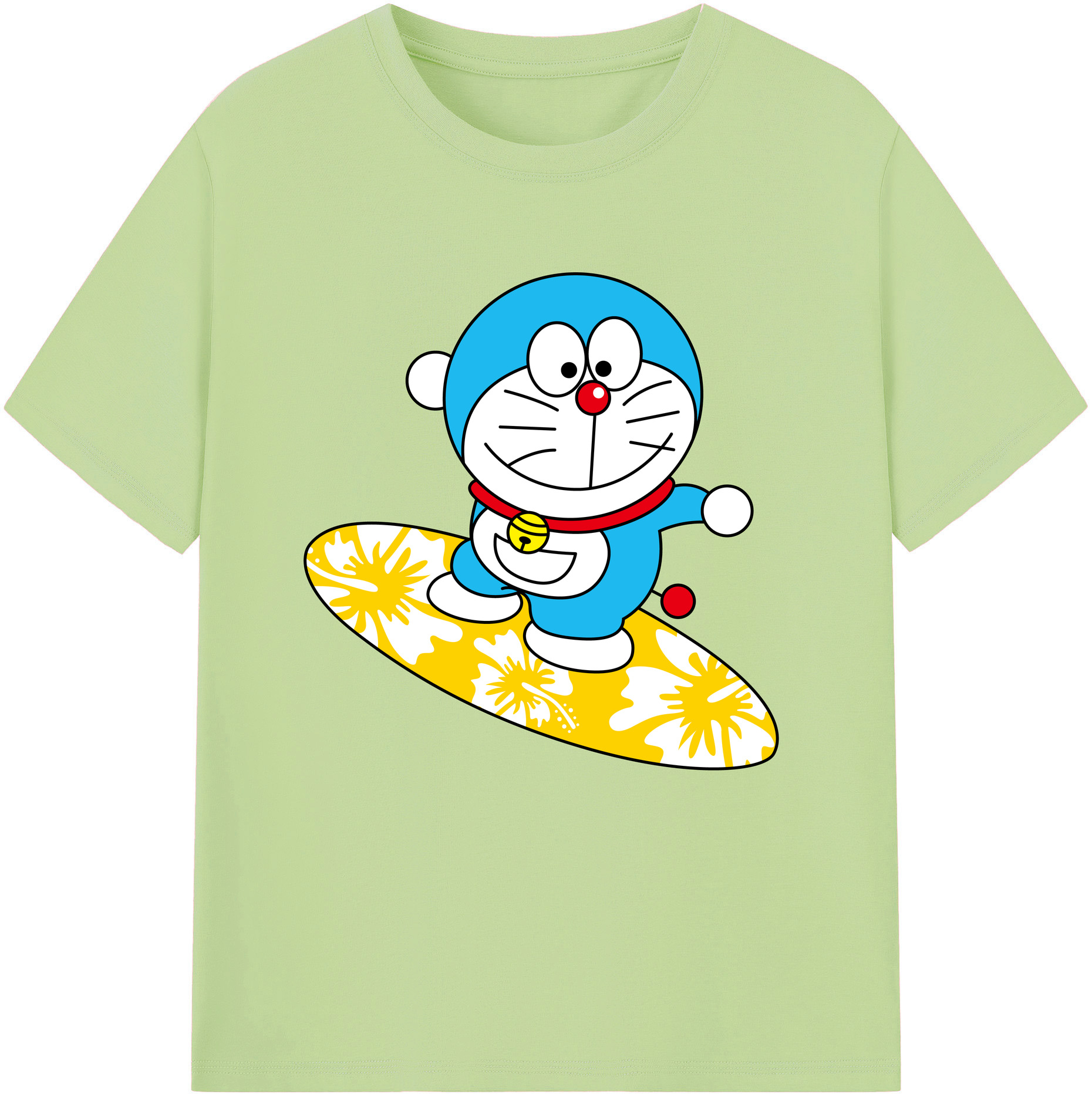 （画像用） ドラえもん Doraemon 綿100％半袖Tシャツ（フロントプリント）